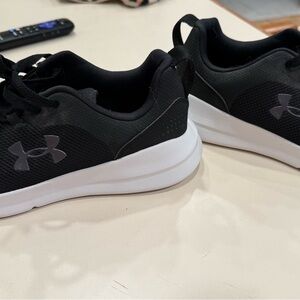 Under Armour Black and White Lightweight Training Shoes